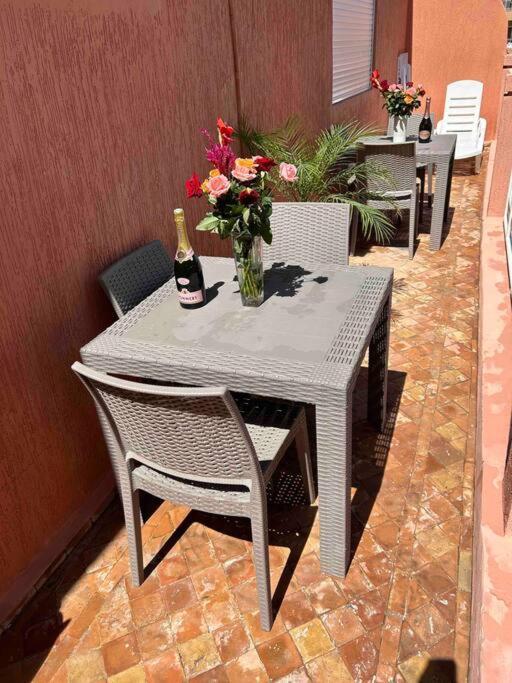Appartement Haut Standing 3 Chambres Avec Terasse Quartier Gueliz Hivernage A Marrakech I19 마라케시 외부 사진